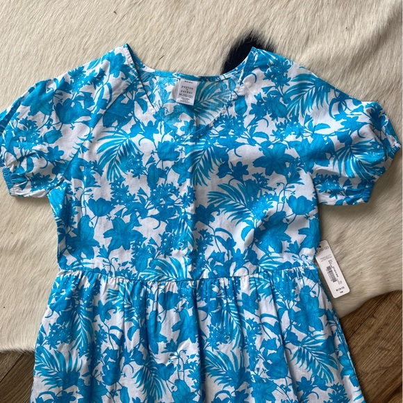 Peyton & Parker dress short-sleeved with a blue and white floral pattern - Picture 2 of 11